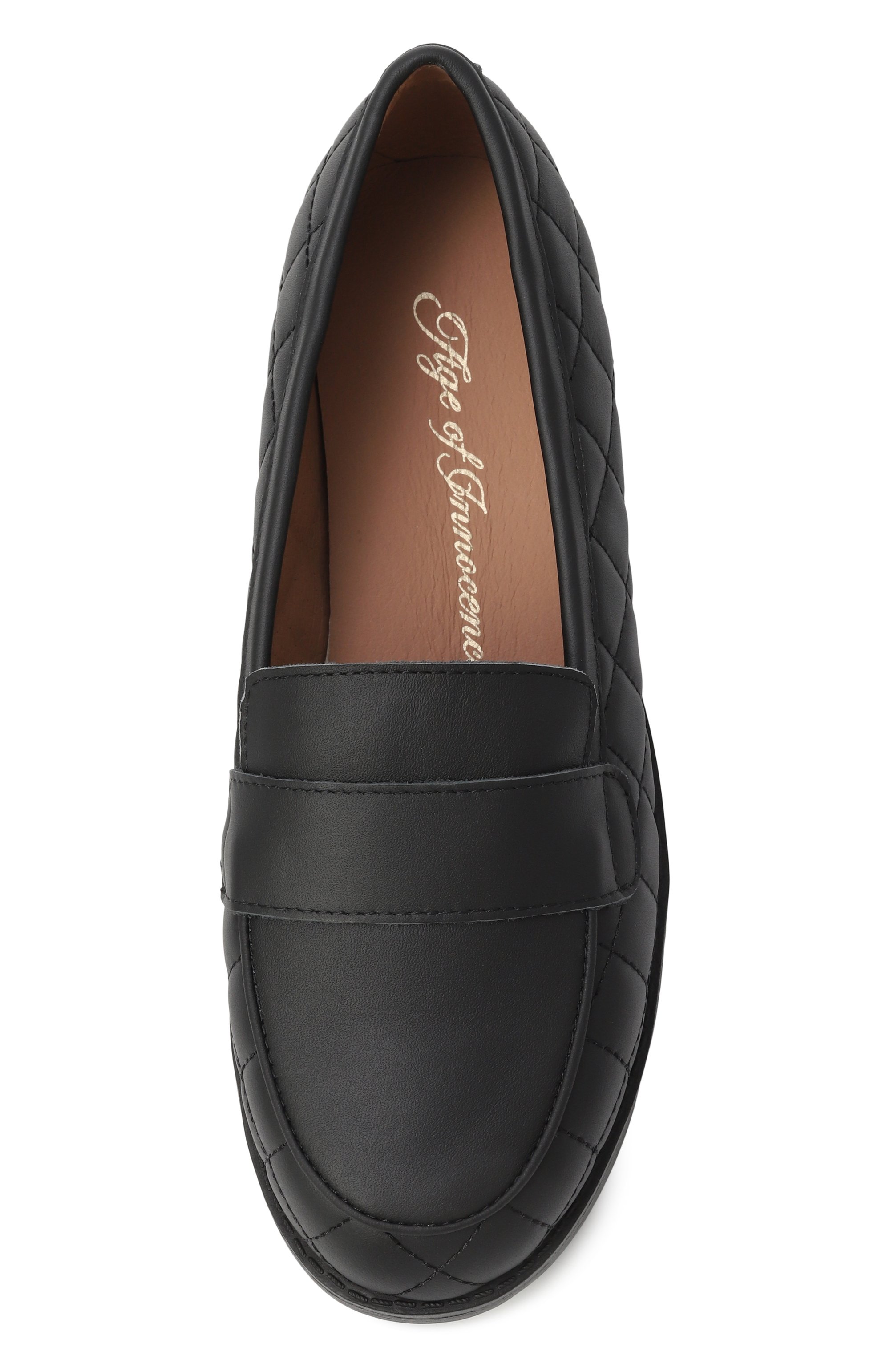 Кожаные лоферы bobby AGE OF INNOCENCE, арт. 000149/B0BBY QUILTED LEATHER/34-39, фото 4