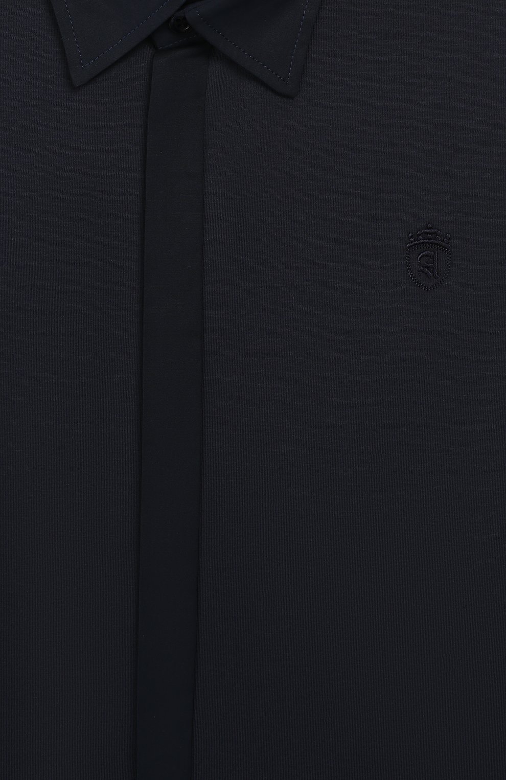 Хлопковая рубашка ALETTA синего цвета по цене 9215 руб., арт. AM999489ML/9A-16A, фото 3 Хлопковая рубашка ALETTA, арт. AM999489ML/9A-16A, фото 3