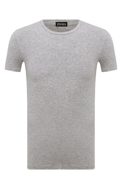Мужская хлопковая футболка ZEGNA, арт. N2M200090