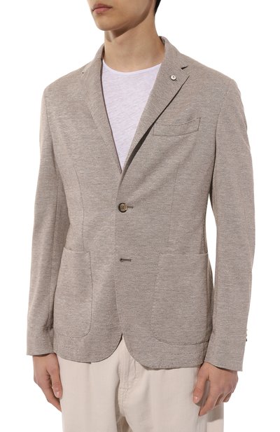 Пиджак из хлопка и льна L.B.M. 1911, арт. 2811/35207, фото 3