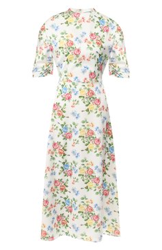 Платье-миди с принтом EMILIA WICKSTEAD, арт. RS19-RTW-02-184 CARMEN 244-TEXTURED SATEEN, фото 1