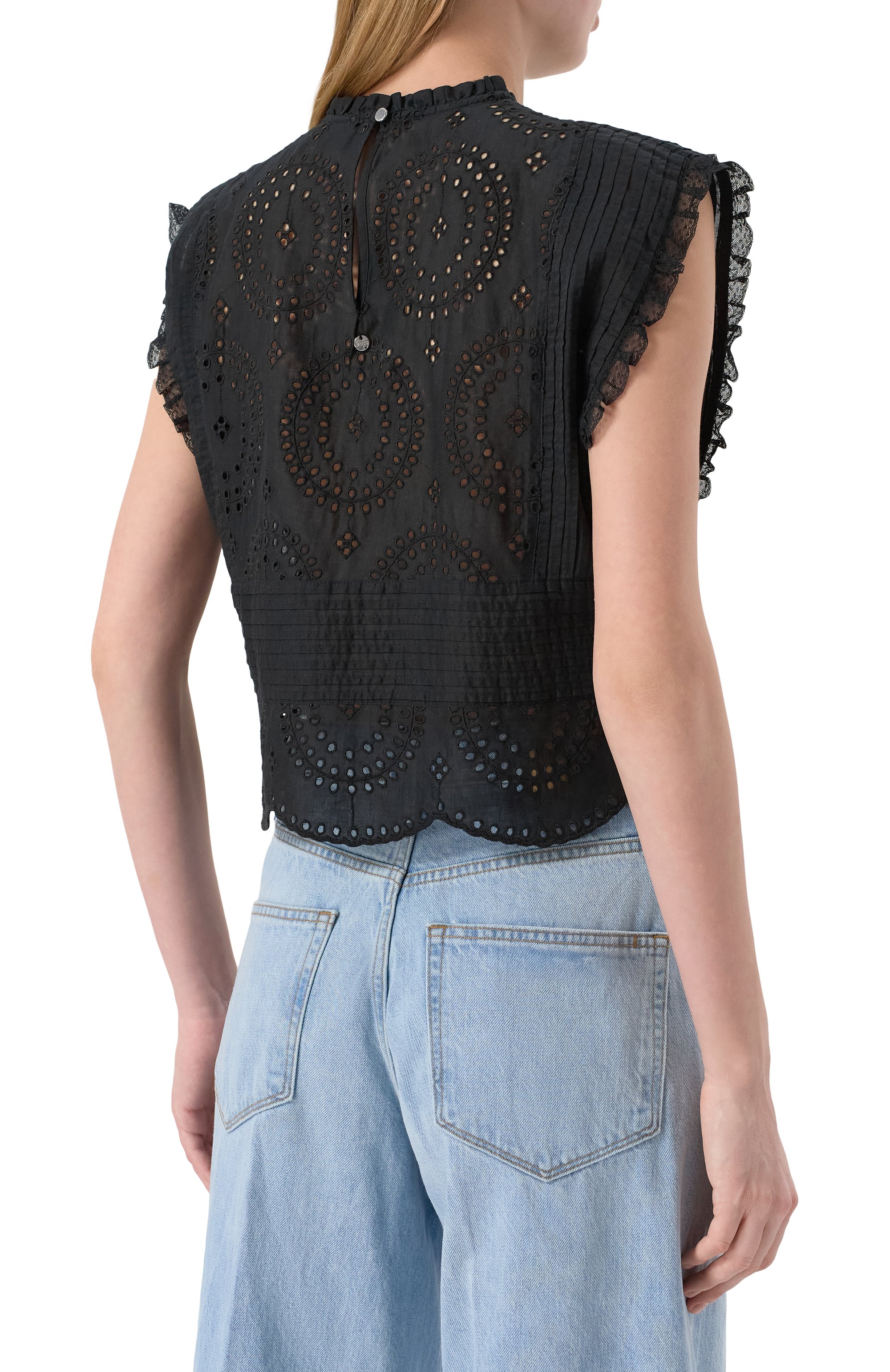 Хлопковый топ BOSS ORANGE, арт. 50538349, фото 4