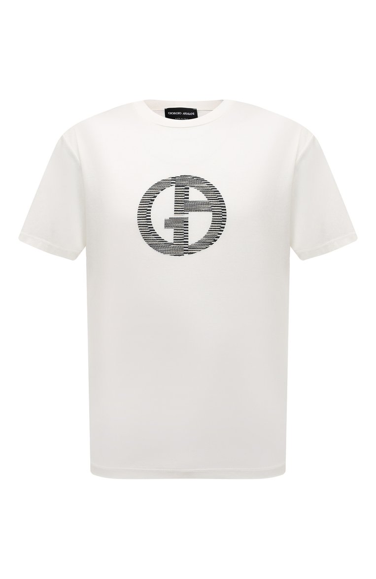 Хлопковая футболка GIORGIO ARMANI, арт. 6RSM79/SJXDZ, фото 1