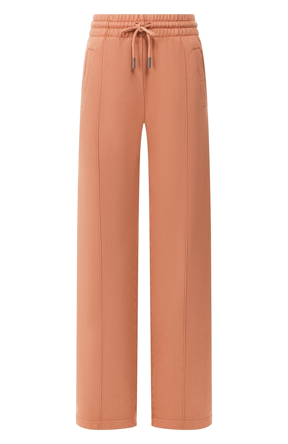 Хлопковые брюки OFF-WHITE розового цвета по цене 65450 руб., арт. 0WCH005E19F290970303, фото 1 Хлопковые брюки OFF-WHITE, арт. 0WCH005E19F290970303, фото 1