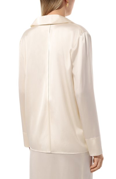 Атласная блузка JACQUEMUS, арт. 22E/213SH103-1000, фото 4