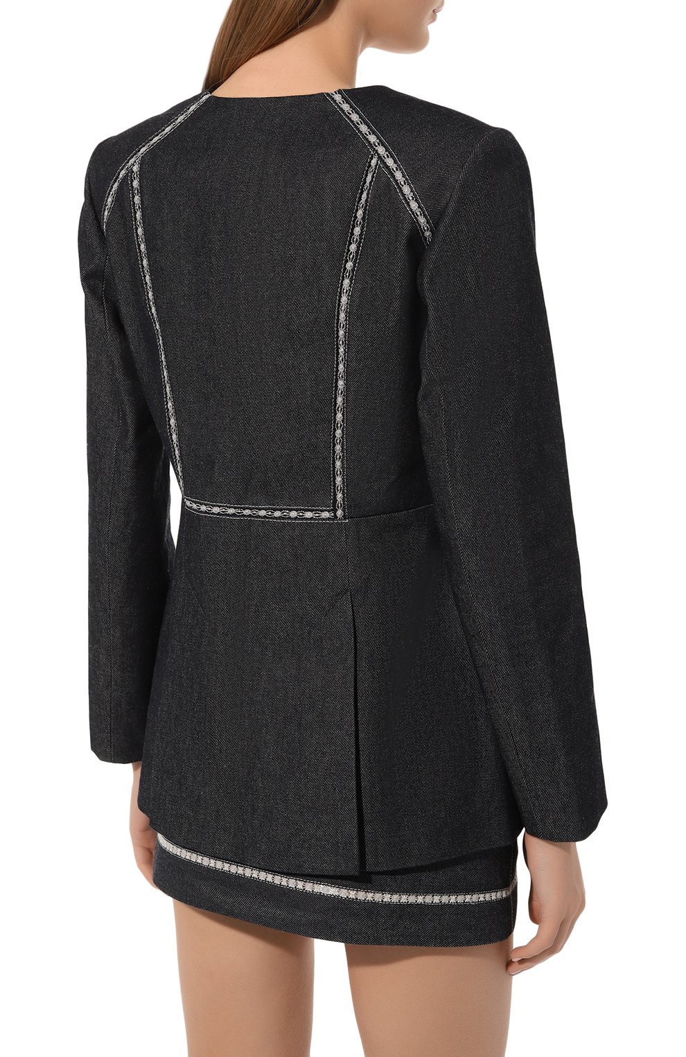 Хлопковый жакет ALEXANDRA GEORGIEVA BY KRESTETSKAYA STROCHKA, арт. H706jns22, фото 4