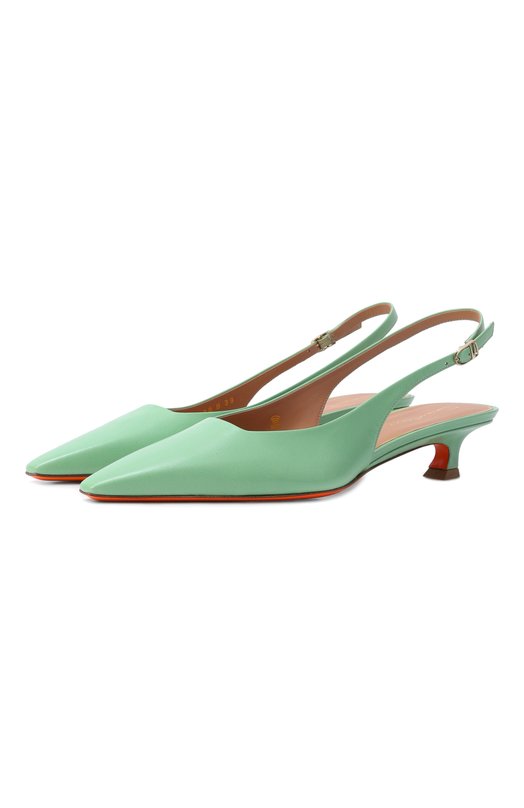 Кожаные туфли Santoni WDTG72276HA2NWLN Зелёный WDTG72276HA2NWLN