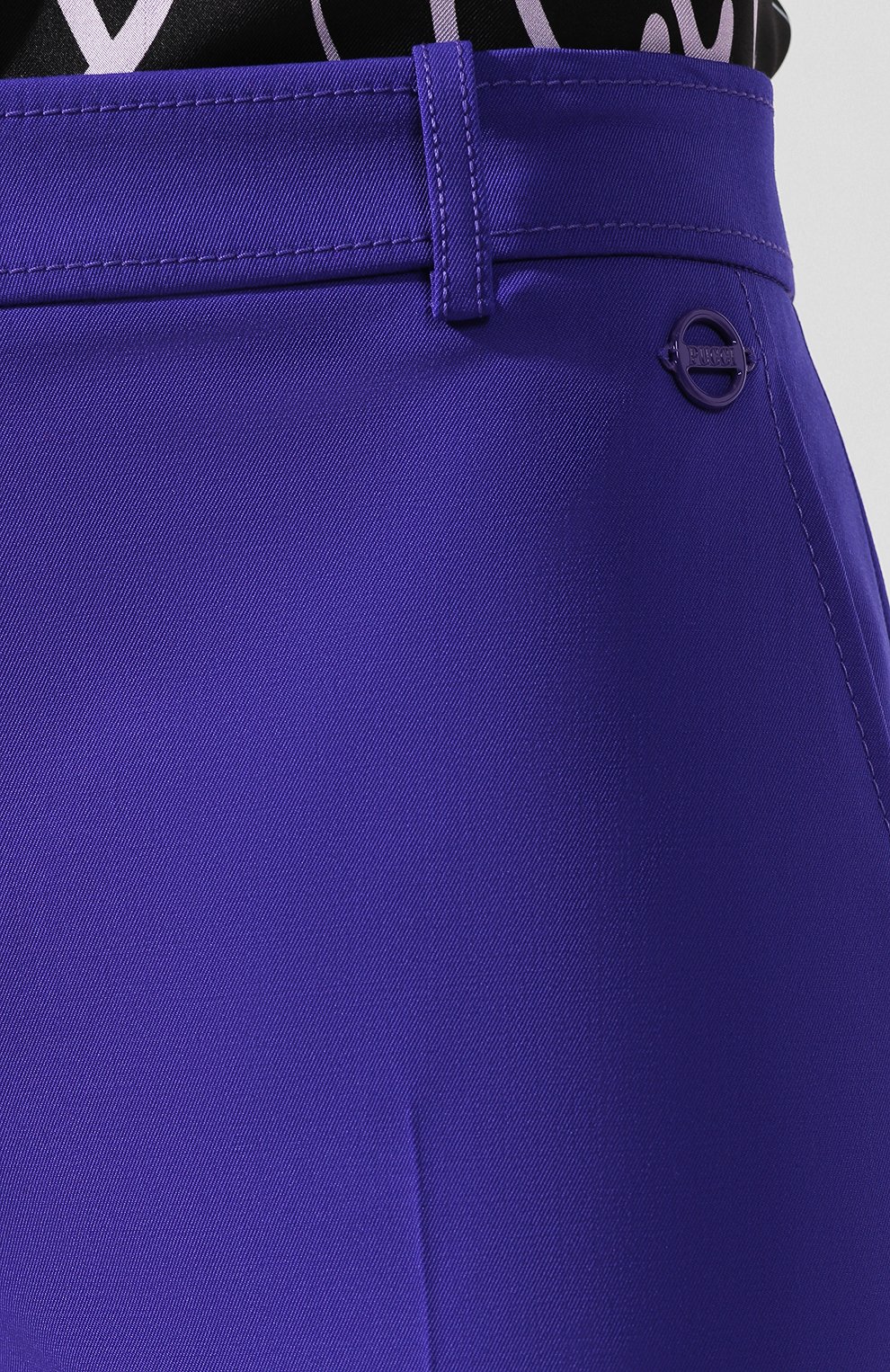 Шерстяные брюки EMILIO PUCCI фиолетового цвета по цене 64950 руб., арт. 9RRT51/9R605, фото 5 Шерстяные брюки EMILIO PUCCI, арт. 9RRT51/9R605, фото 5
