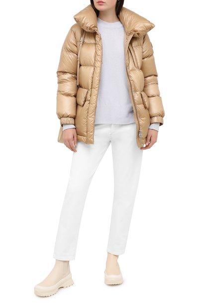 Пуховик WOOLRICH бежевого цвета по цене 65850 руб., арт. CFWW0U0282FR/UT1702, фото 2 Пуховик WOOLRICH, арт. CFWW0U0282FR/UT1702, фото 2