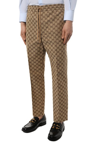 Хлопковые брюки GUCCI, арт. 569769/ZKU09, фото 3