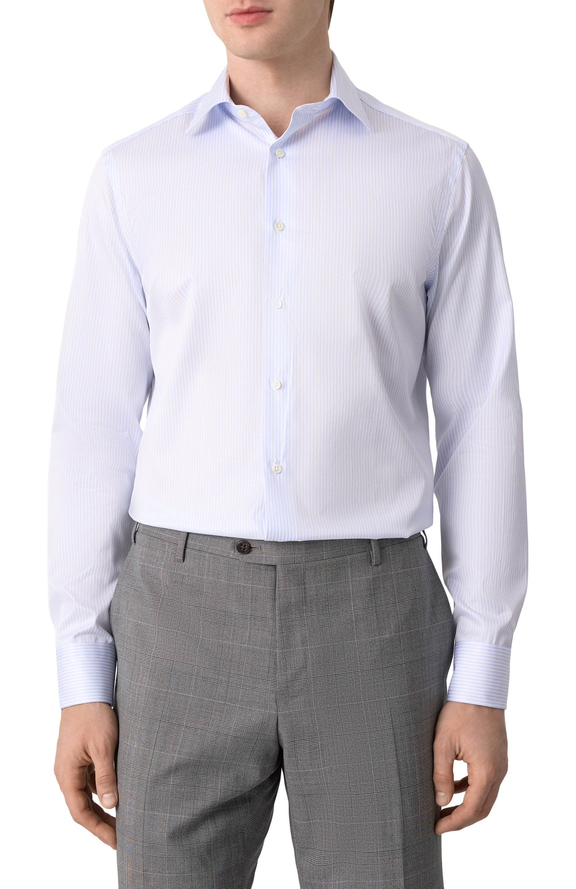 Хлопковая сорочка CANALI, арт. NCLX018/GR03447, фото 3