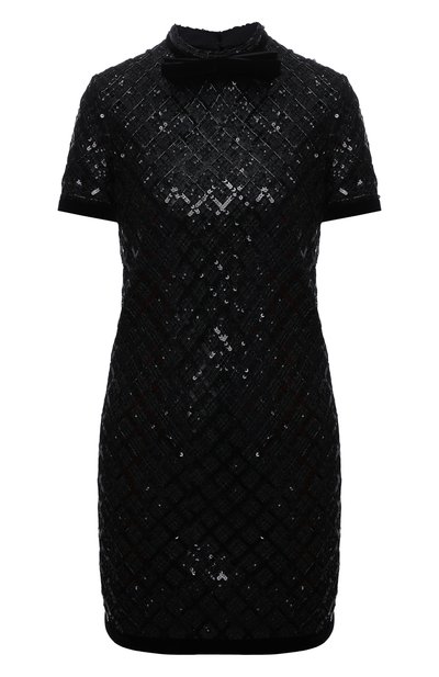 Женское платье с пайетками SAINT LAURENT, арт. 665412/Y9D02