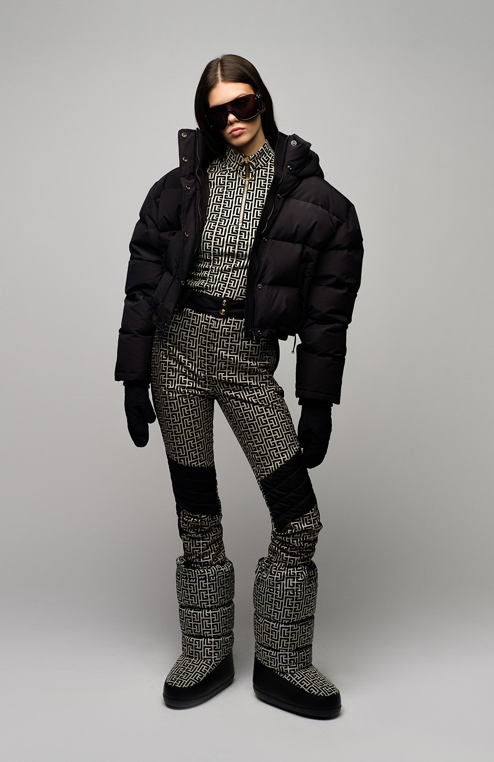 Брюки balmain x rossignol BALMAIN, арт. WF2PR005/I732, фото 6