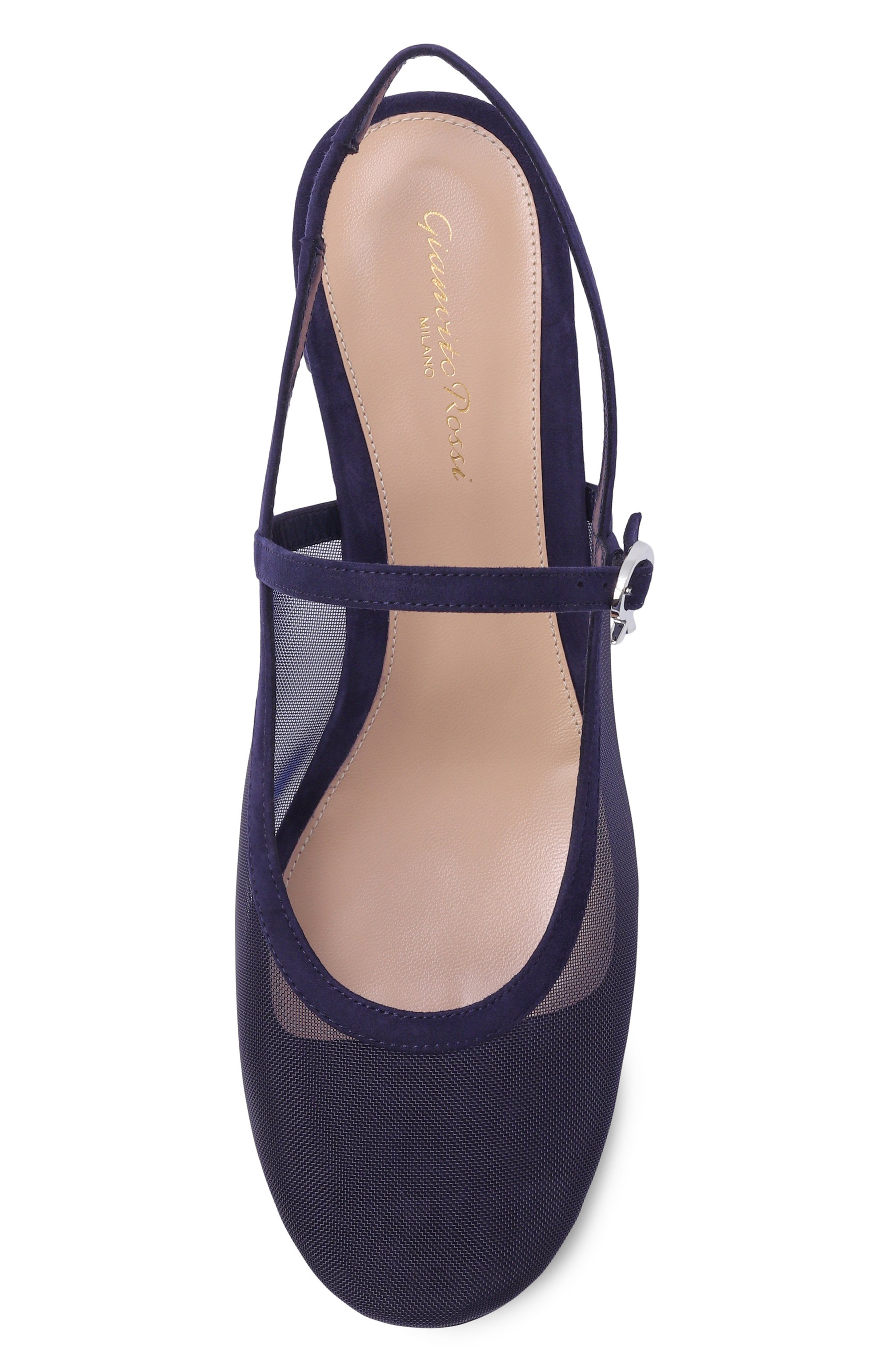 Текстильные туфли francoise 45 GIANVITO ROSSI, арт. G95574.45RIC.RSCDEDE, фото 6