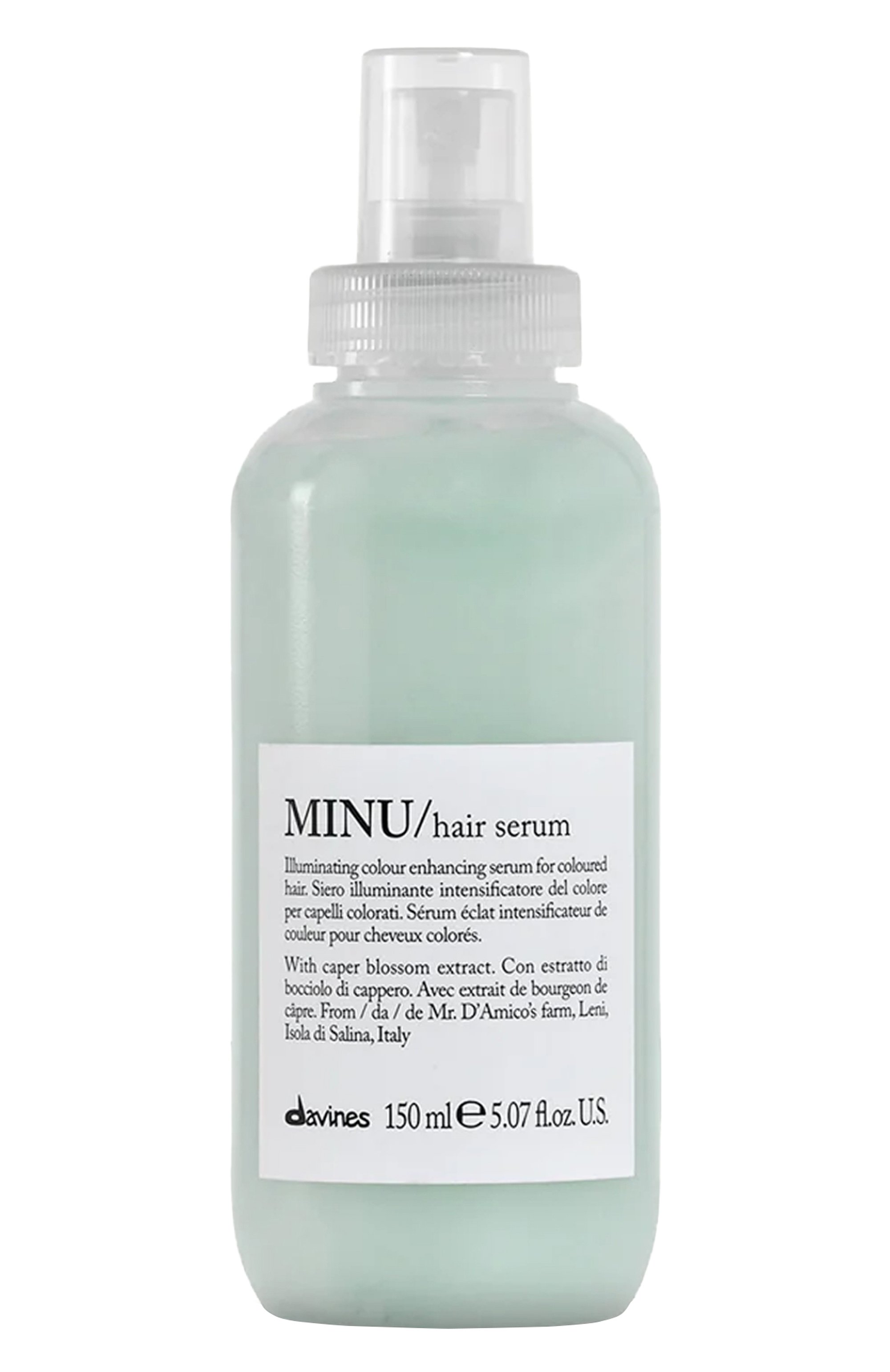 Несмываемая сыворотка для окрашенных волос minu (150ml) DAVINES, арт. 75067, фото 1