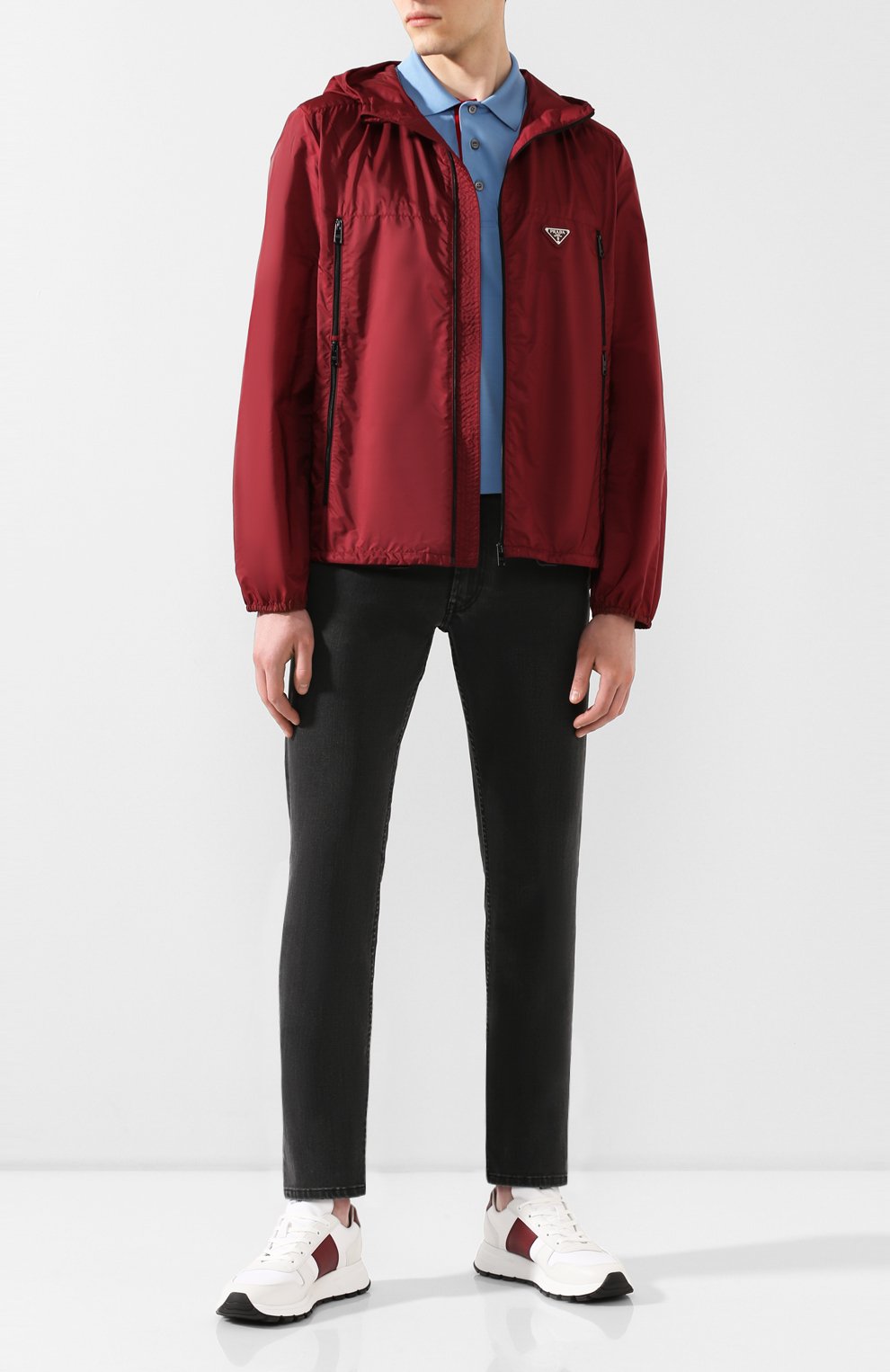 Куртка PRADA красного цвета по цене 120000 руб., арт. SGB306-Q04-F0ANJ-201, фото 2 Куртка PRADA, арт. SGB306-Q04-F0ANJ-201, фото 2