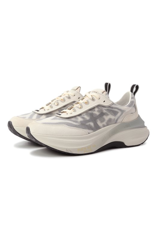 Комбинированные кроссовки Hill Premiata HILL/VAR 7507 Кремовый HILL/VAR 7507