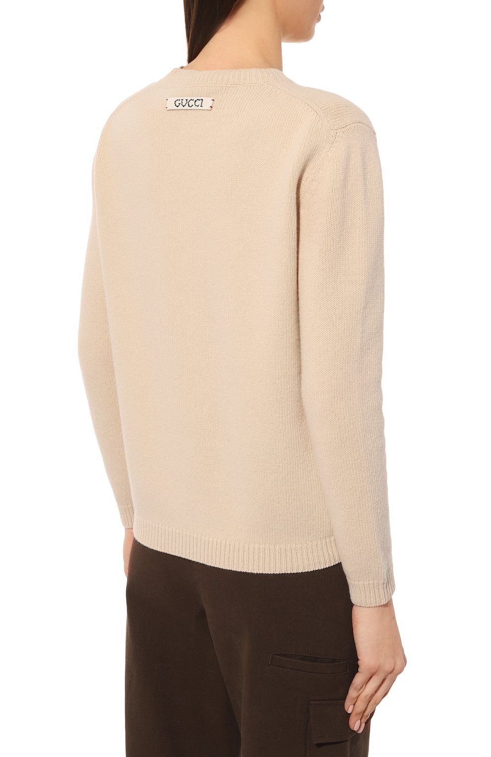 Шерстяной пуловер doraemon x gucci GUCCI, арт. 655654 XKBVW, фото 4