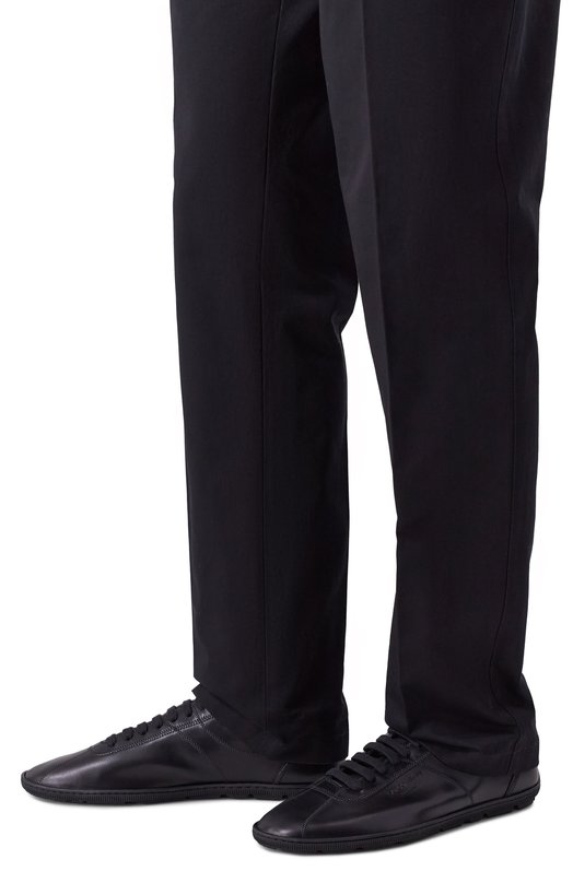 Кожаные кеды Giorgio Armani GM001698/AF20299 Чёрный  GM001698/AF20299 Фото 3