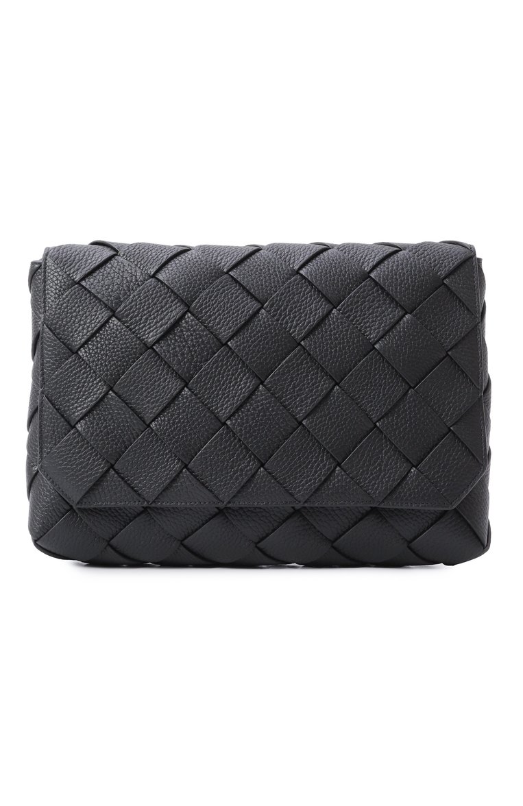 Мужская сумка diago large BOTTEGA VENETA черного цвета, арт. 815796/V4FV1 | Фото 1 (Ремень/цепочка: На ремешке; Материал: Натуральная кожа; Драгоценные камни: Проставлено; Размер: medium; Материал сплава: Проставлено)