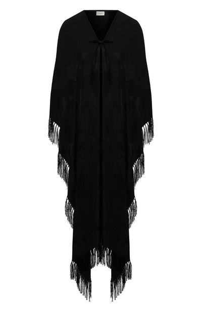 Женская шелковая накидка SAINT LAURENT, арт. 645803/3Y009