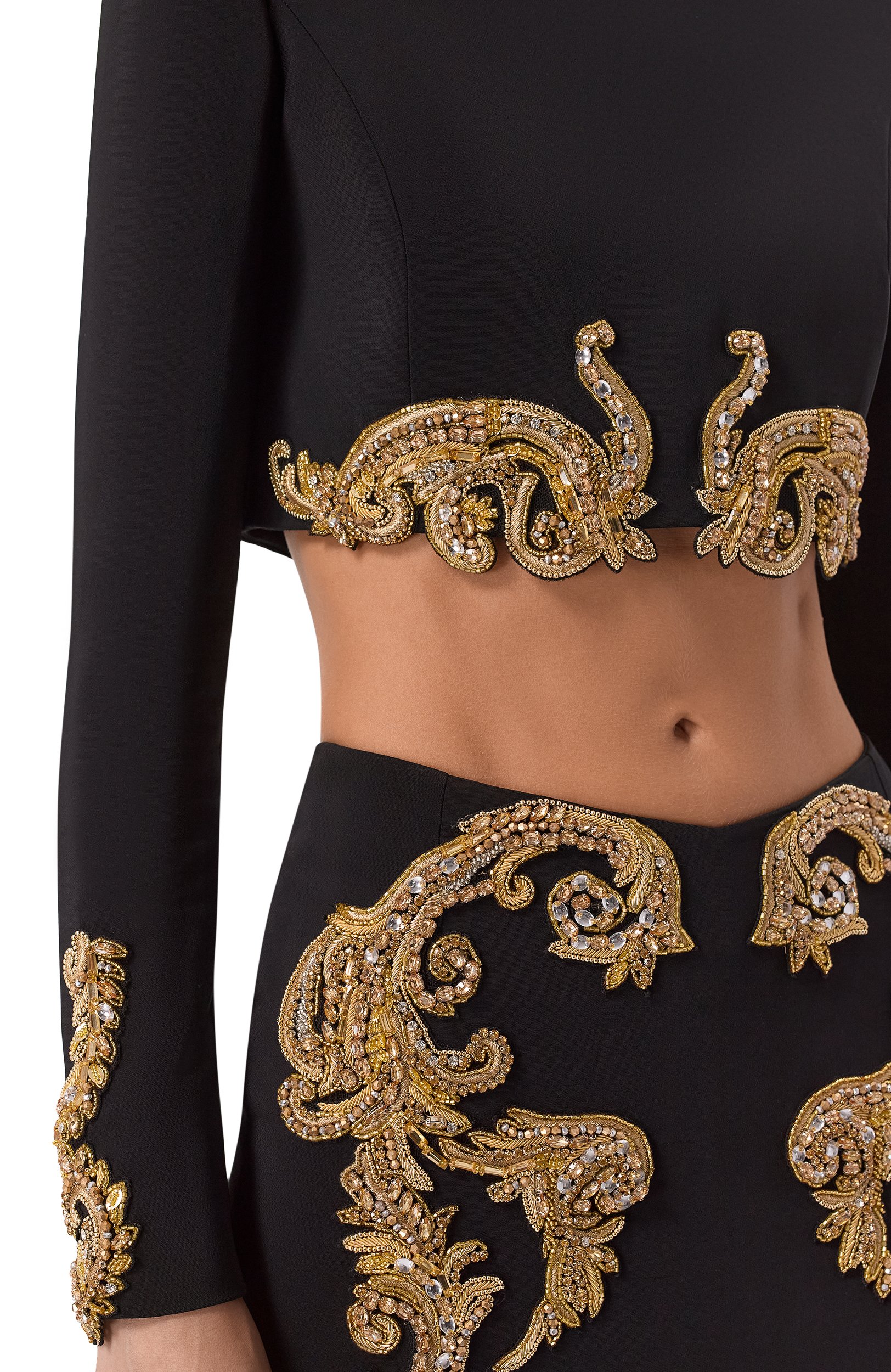 Топ с отделкой бисером ZUHAIR MURAD, арт. PTP26034/CRCA022, фото 5