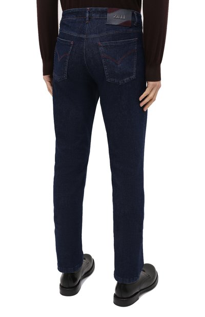 Джинсы ZILLI темно-синего цвета по цене 124500 руб., арт. MCU-00080-HIPE1/S001, фото 5 Джинсы ZILLI, арт. MCU-00080-HIPE1/S001, фото 5