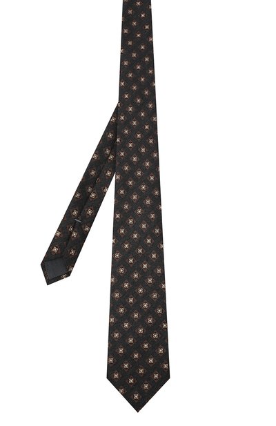 Галстук из шелка и шерсти ZEGNA черного цвета по цене 20700 руб., арт. Z8E31/18H, фото 2 Галстук из шелка и шерсти ZEGNA, арт. Z8E31/18H, фото 2