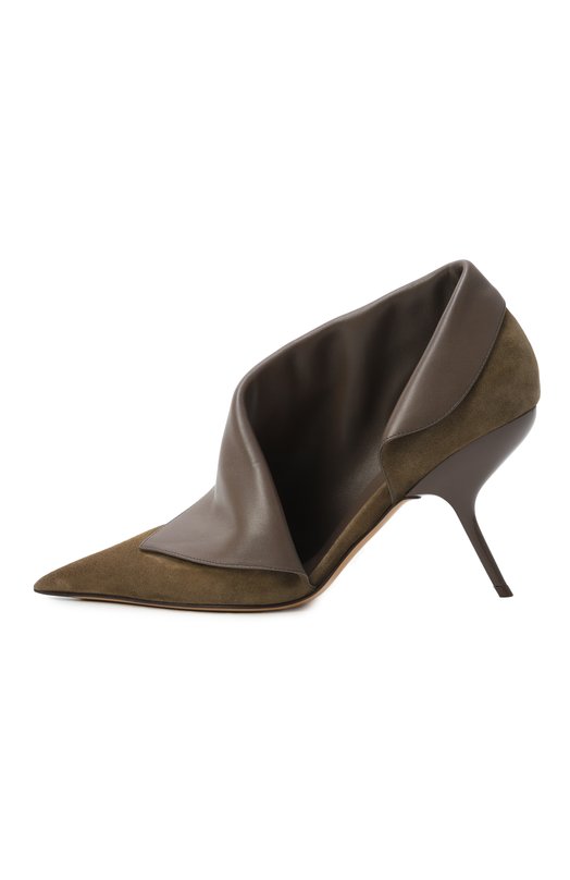Замшевые туфли Eva 85 Ferragamo 01J875/784092 Хаки  01J875/784092 Фото 5