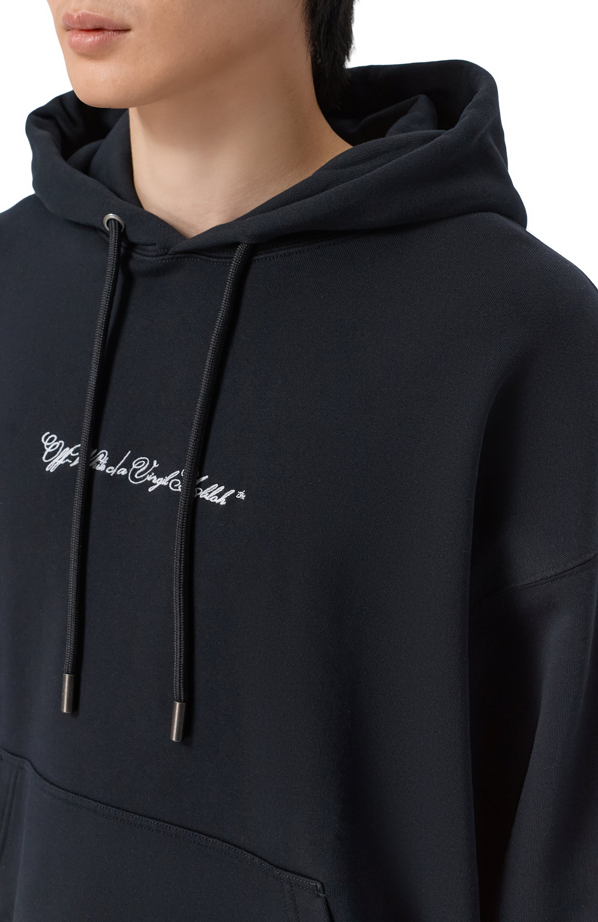 Хлопковое худи OFF-WHITE, арт. 0MBB085S26FLE004, фото 5