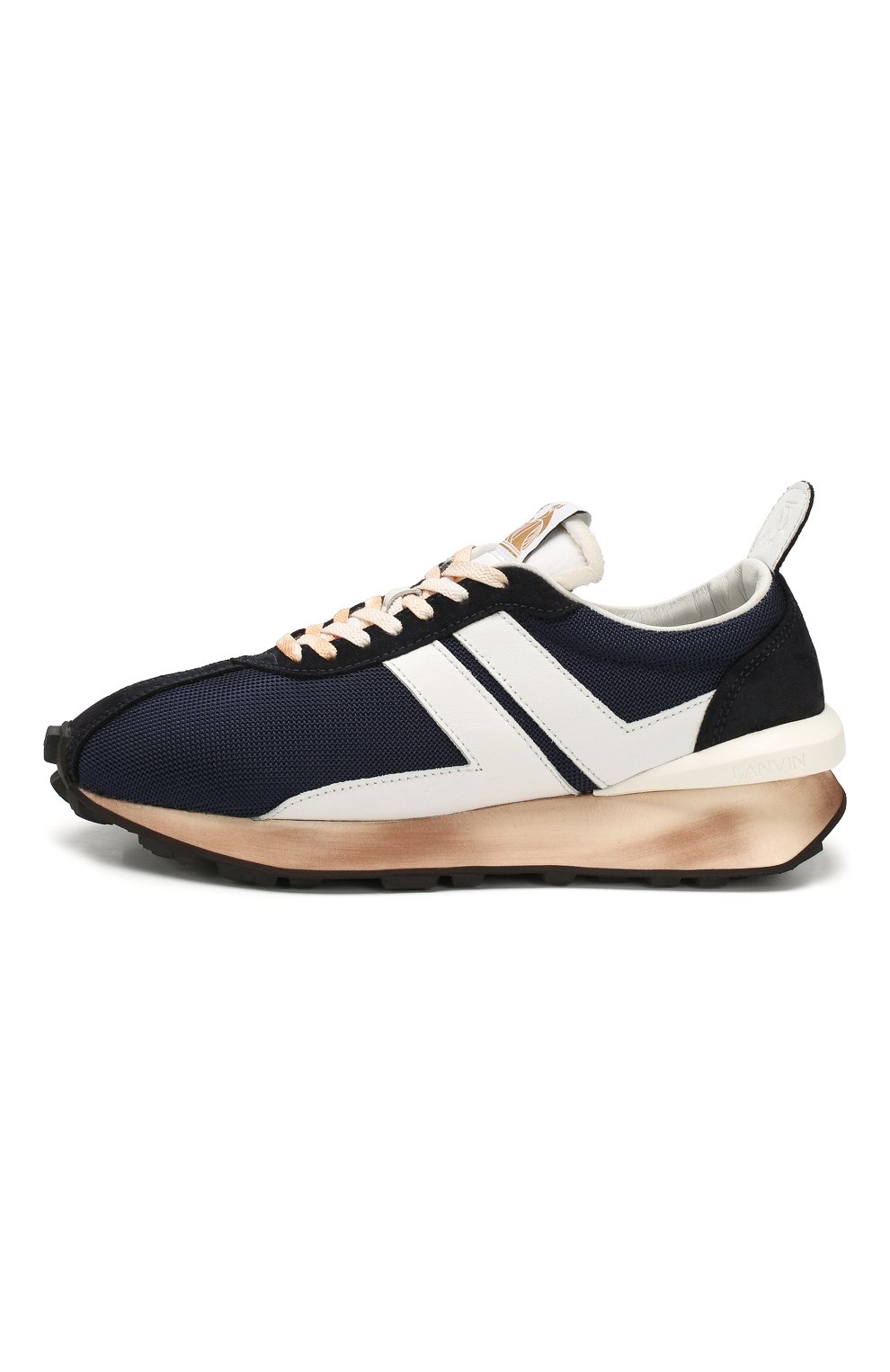 Кроссовки LANVIN темно-синего цвета по цене 56700 руб., арт. FM-SKBRUN-DRAG-P20, фото 3 Кроссовки LANVIN, арт. FM-SKBRUN-DRAG-P20, фото 3