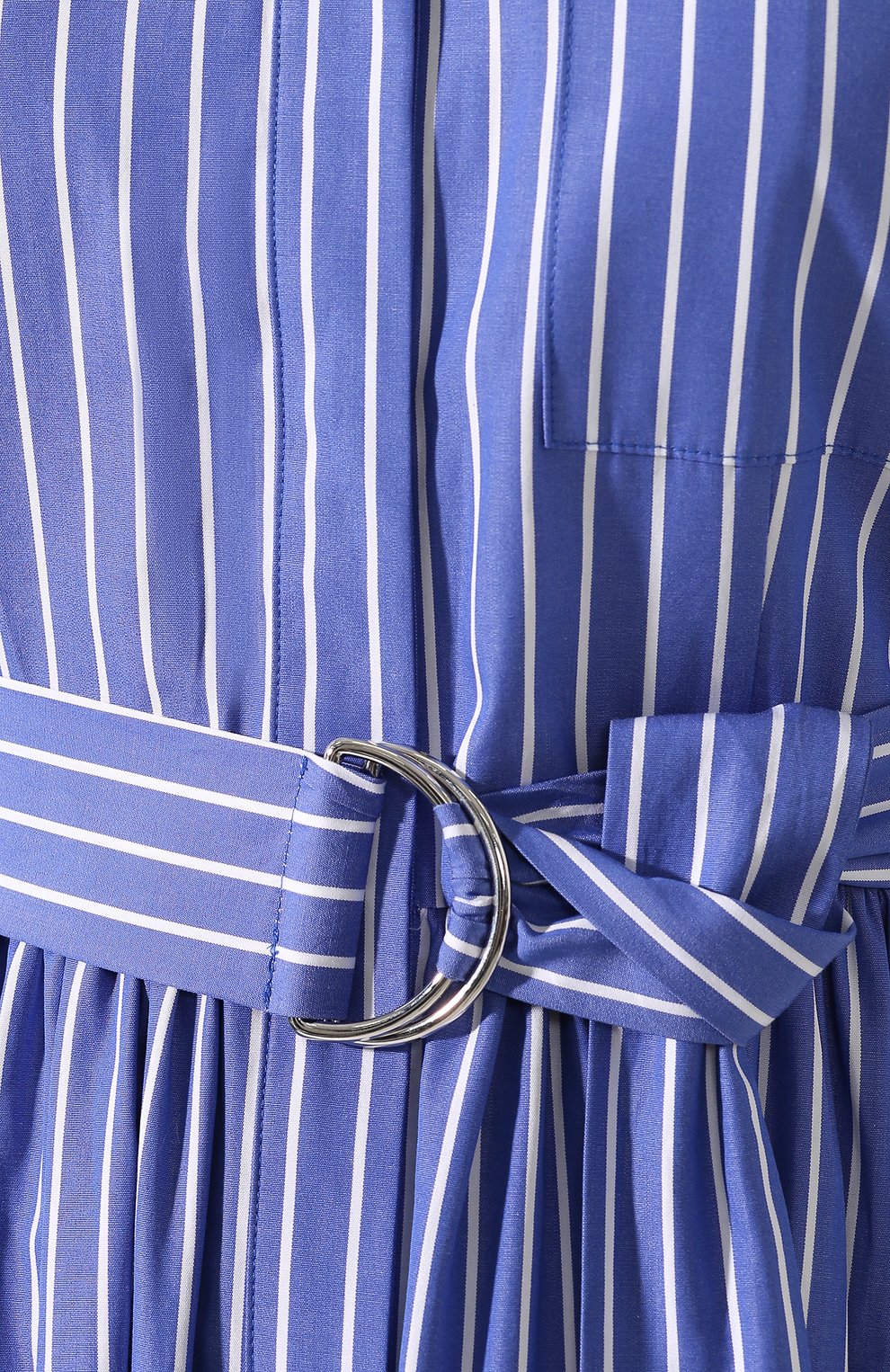 Хлопковое платье MSGM голубого цвета по цене 31450 руб., арт. 2841MDA26X 207003, фото 5 Хлопковое платье MSGM, арт. 2841MDA26X 207003, фото 5