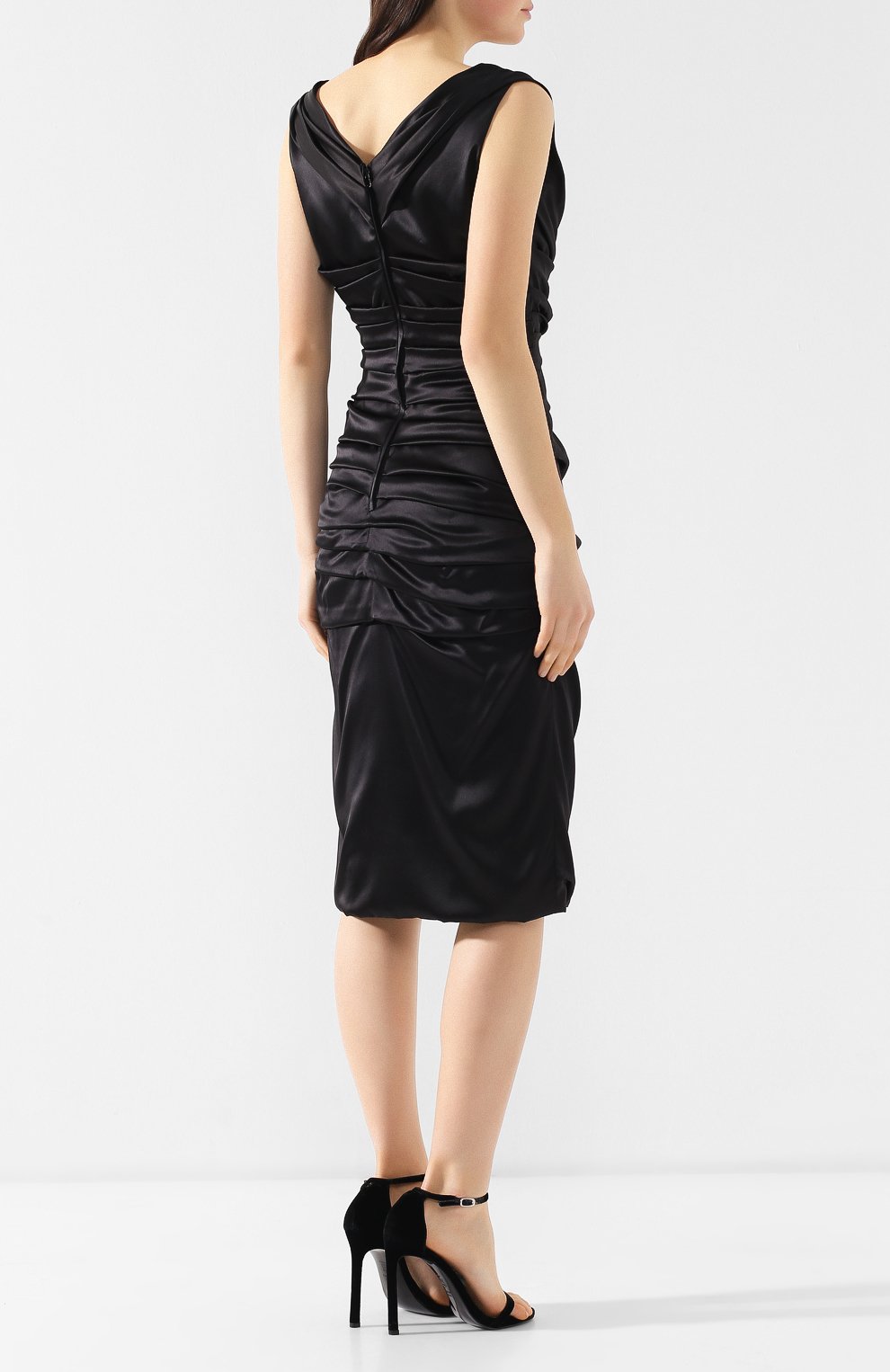 Шелковое платье DOLCE & GABBANA, арт. F6C4VT/FURAG, фото 4