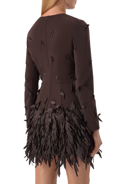 Платье LEFFERS коричневого цвета по цене 281400 руб., арт. 23\10.52.45.16.21, фото 4 Платье LEFFERS, арт. 23\10.52.45.16.21, фото 4