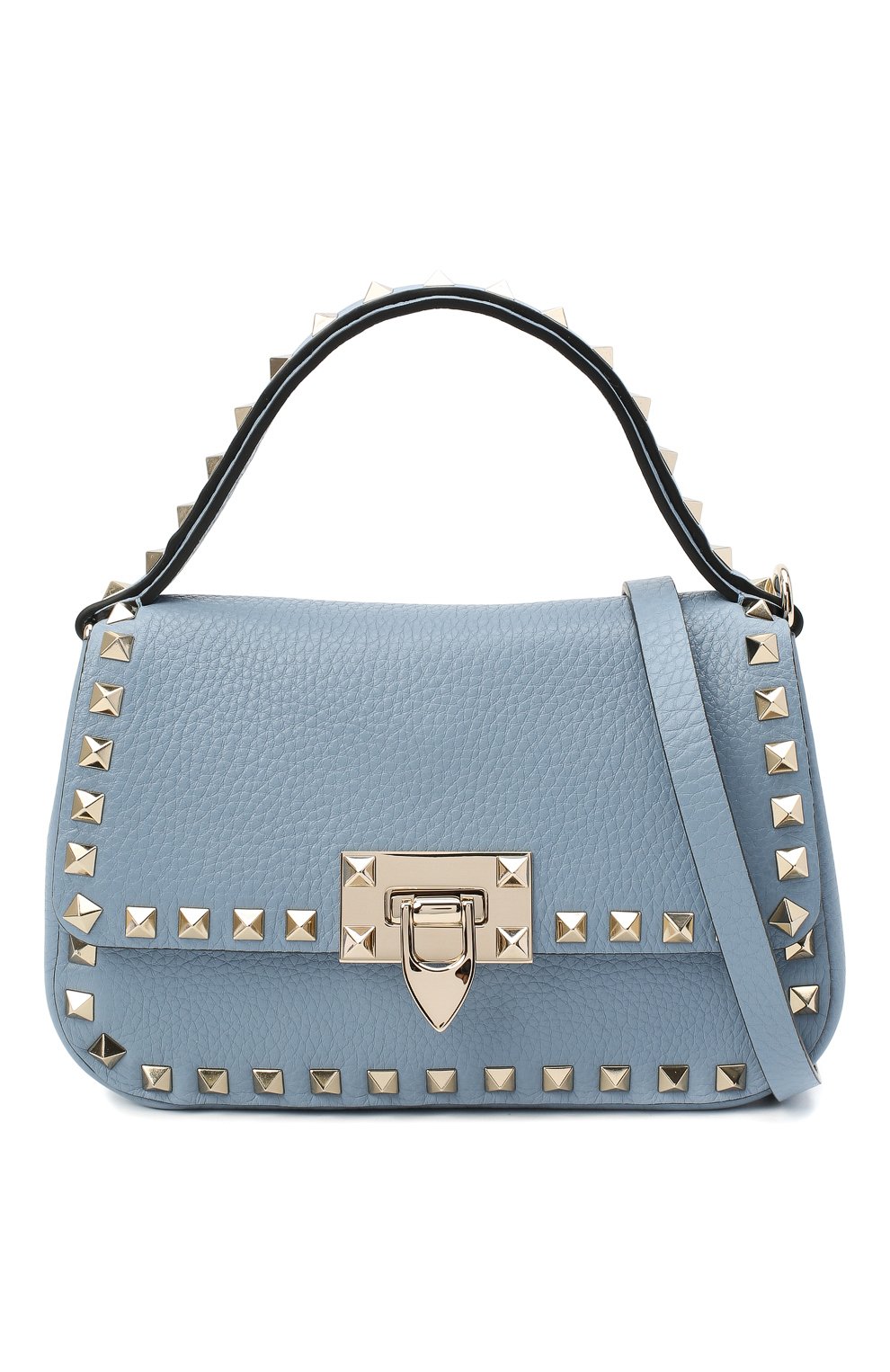 Сумка rockstud small VALENTINO голубого цвета по цене 208500 руб., арт. VW2B0I52/VSF, фото 6 Сумка rockstud small VALENTINO, арт. VW2B0I52/VSF, фото 6