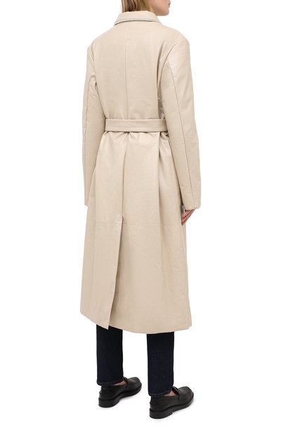 Кожаное пальто JIL SANDER, арт. JSPR651071-WRL00002A, фото 5