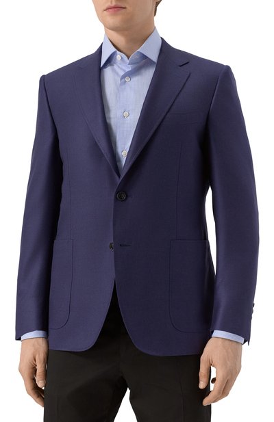 Пиджак из кашемира и шелка CANALI, арт. E11288 CX05566, фото 5