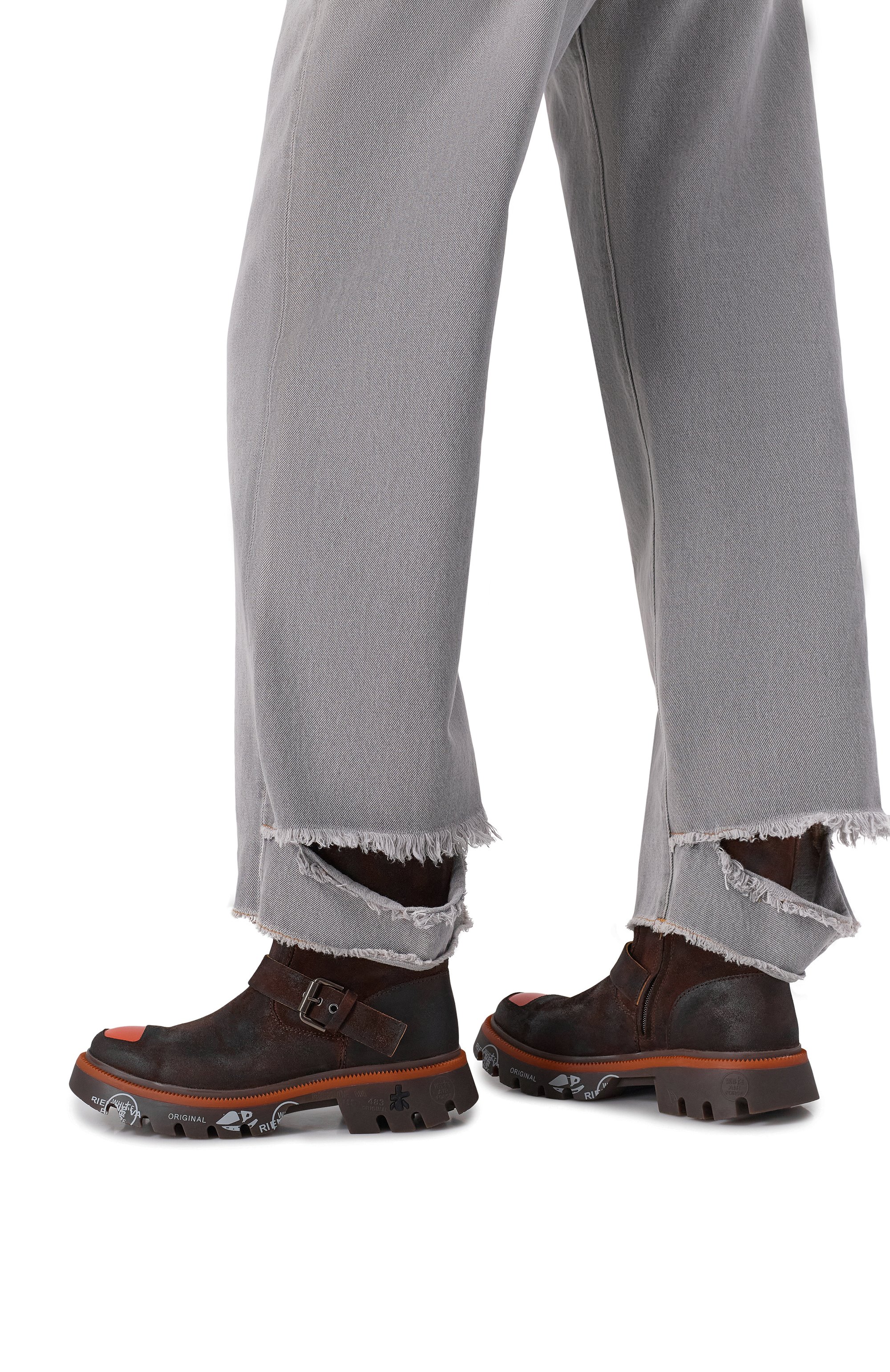 Замшевые ботинки camden PREMIATA темно-коричневого цвета по цене 38450 руб., арт. CAMDEN/VAR 467, фото 2 Замшевые ботинки camden PREMIATA, арт. CAMDEN/VAR 467, фото 2