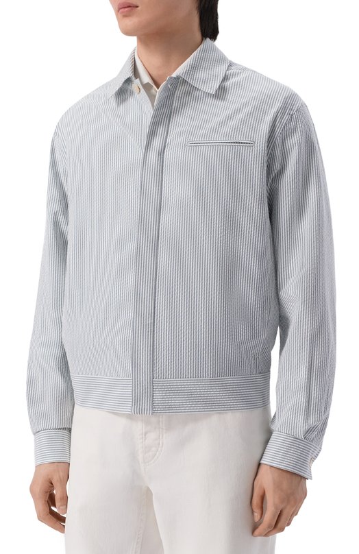 Хлопковая куртка-рубашка MVST M26.2PM.B011/F134 Серый  M26.2PM.B011/F134 Фото 3