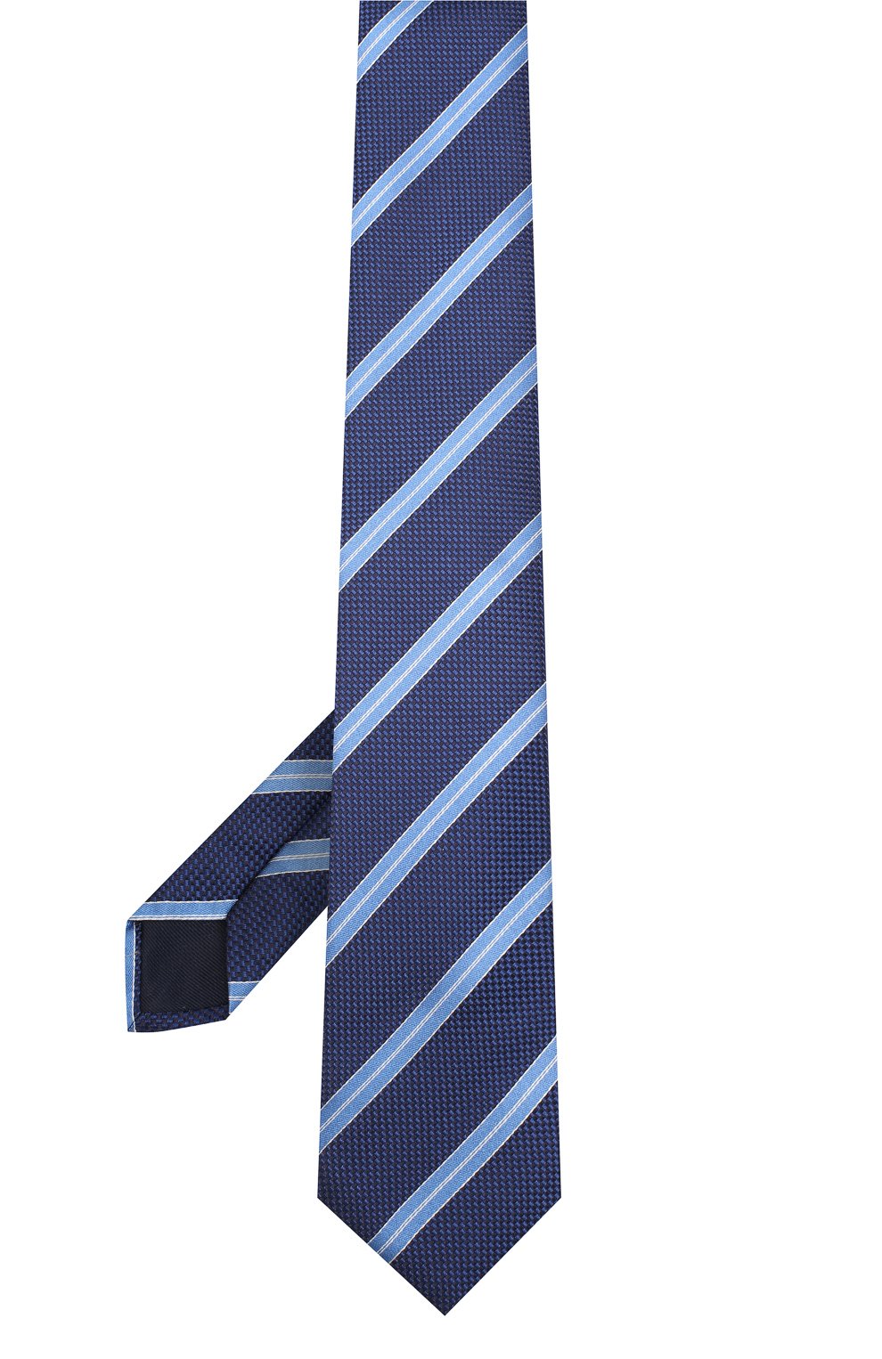 Шелковый галстук CORNELIANI синего цвета по цене 11050 руб., арт. 85U306-0120311/00, фото 2 Шелковый галстук CORNELIANI, арт. 85U306-0120311/00, фото 2