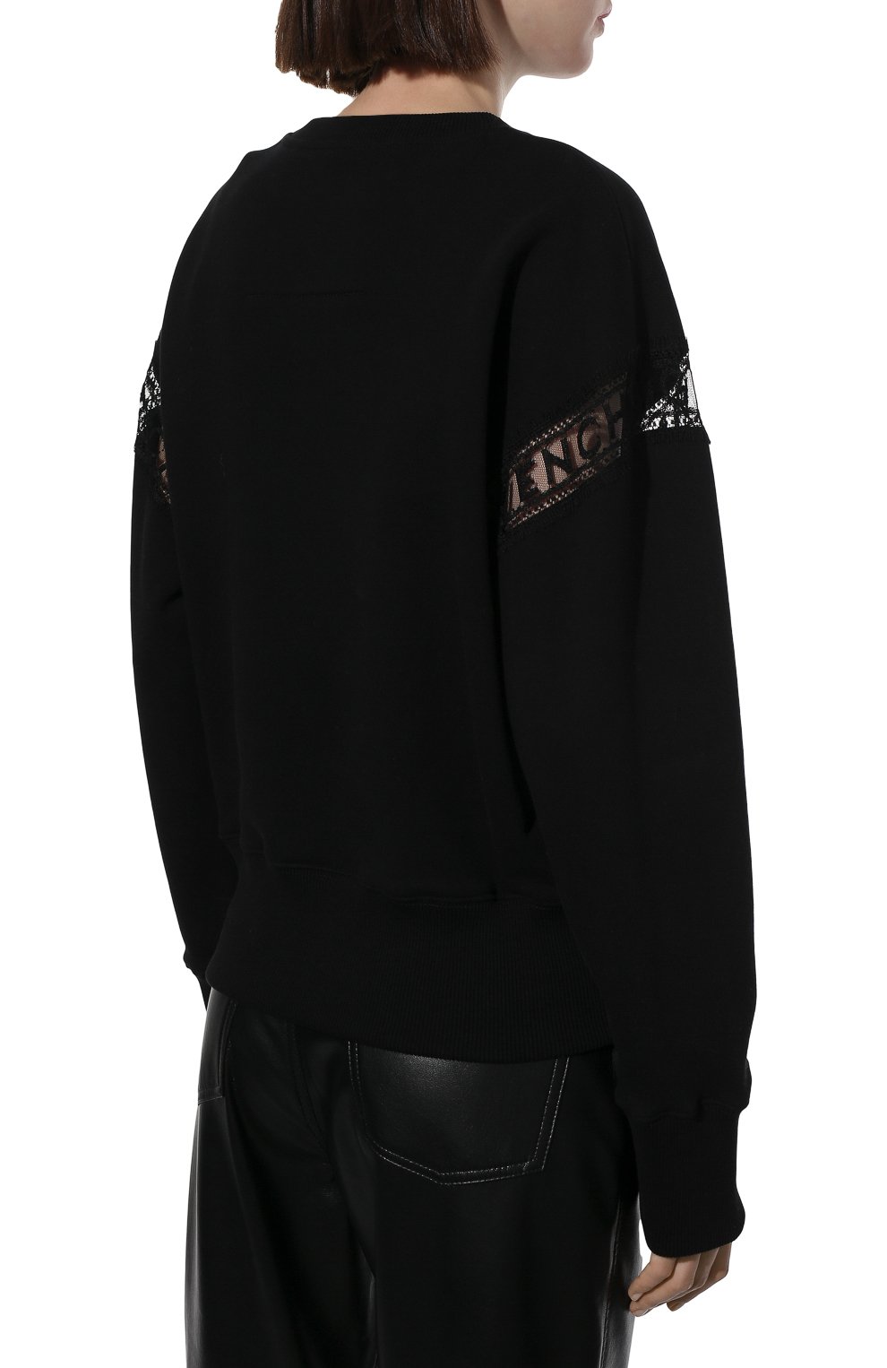 Хлопковый свитшот GIVENCHY черного цвета по цене 71750 руб., арт. BWJ02Q3Z7Z, фото 4 Хлопковый свитшот GIVENCHY, арт. BWJ02Q3Z7Z, фото 4