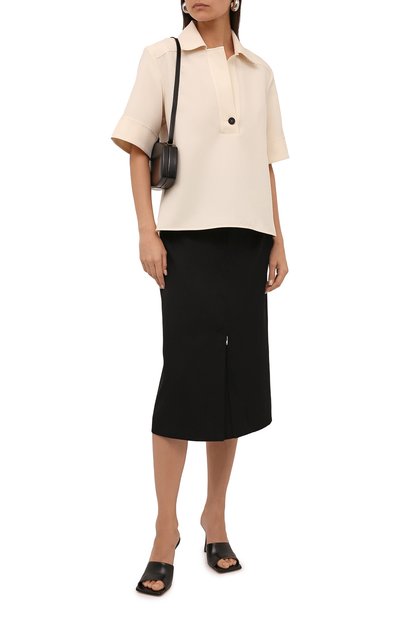 Шерстяная юбка JIL SANDER, арт. JSWT355310-WT202500, фото 2