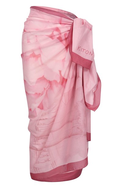 Женское хлопковое парео KITON, арт. D53753K0957
