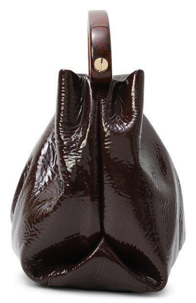 Сумка DRIES VAN NOTEN темно-коричневого цвета по цене 108500 руб., арт. 251-011524-186, фото 4 Сумка DRIES VAN NOTEN, арт. 251-011524-186, фото 4