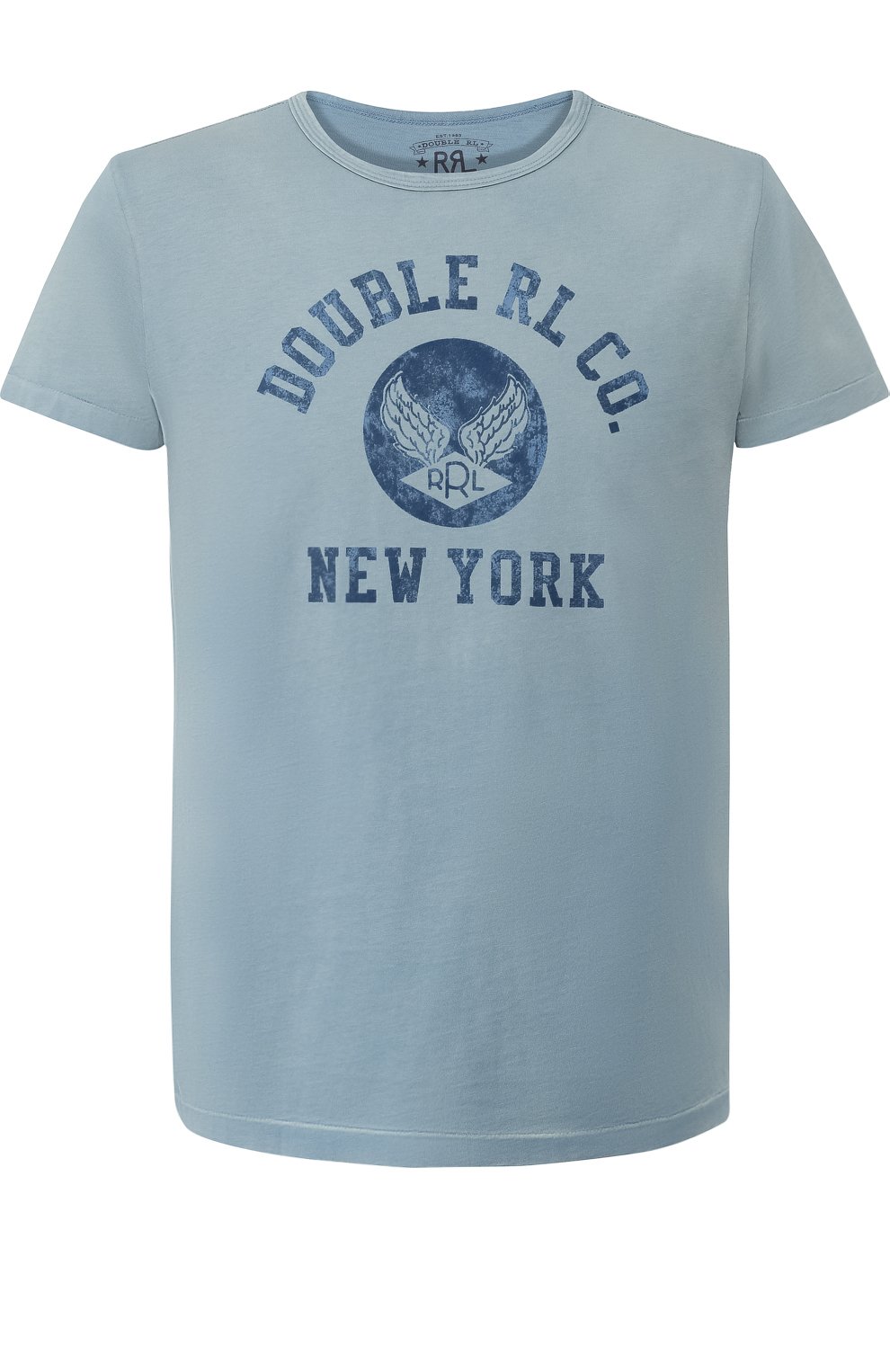 Хлопковая футболка с принтом RRL, арт. 782704107, фото 1