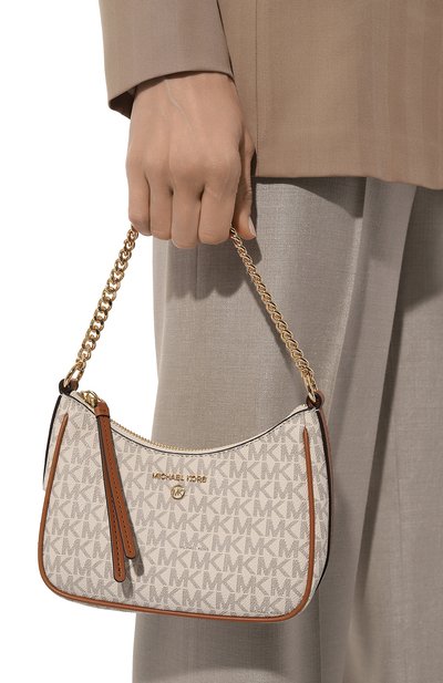 Сумка jet set charm MICHAEL MICHAEL KORS кремового цвета по цене 19300 руб., арт. 32H1GT9C1B/, фото 2 Сумка jet set charm MICHAEL MICHAEL KORS, арт. 32H1GT9C1B/, фото 2