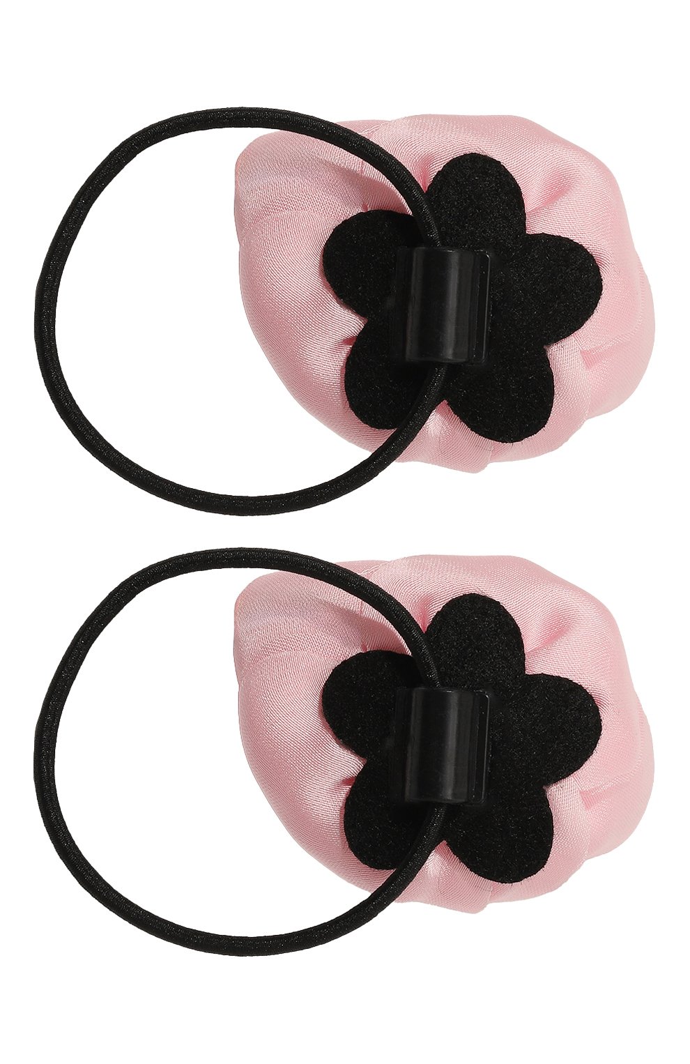 Комплект из двух бантов-резинок JUNEFEE розового цвета по цене 3590 руб., арт. 4255, фото 2 Комплект из двух бантов-резинок JUNEFEE, арт. 4255, фото 2