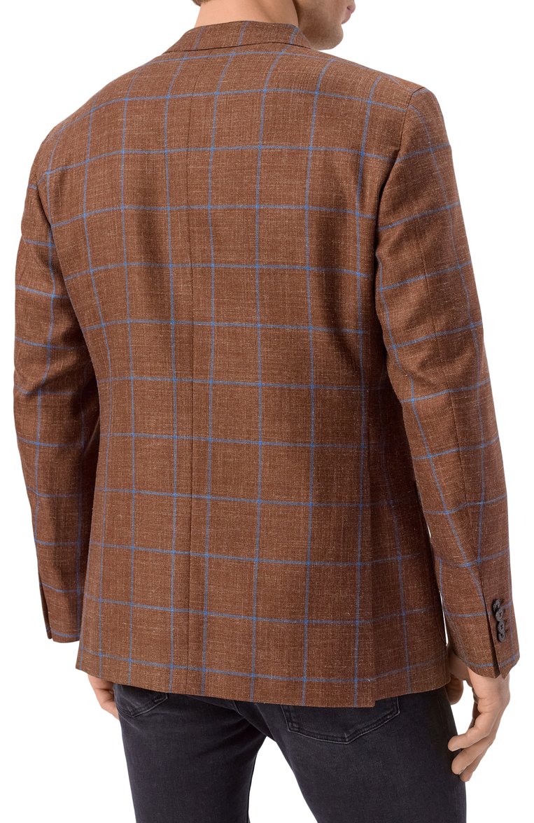 Пиджак из шерсти и шелка LUIGI BIANCHI, арт. 2564/52003, фото 6