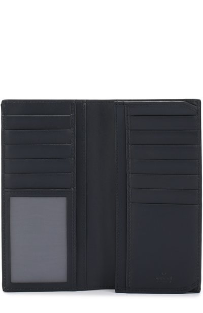 Кожаное портмоне с тиснением signature GUCCI темно-синего цвета по цене 59950 руб., арт. 473920/CWC1N, фото 3 Кожаное портмоне с тиснением signature GUCCI, арт. 473920/CWC1N, фото 3