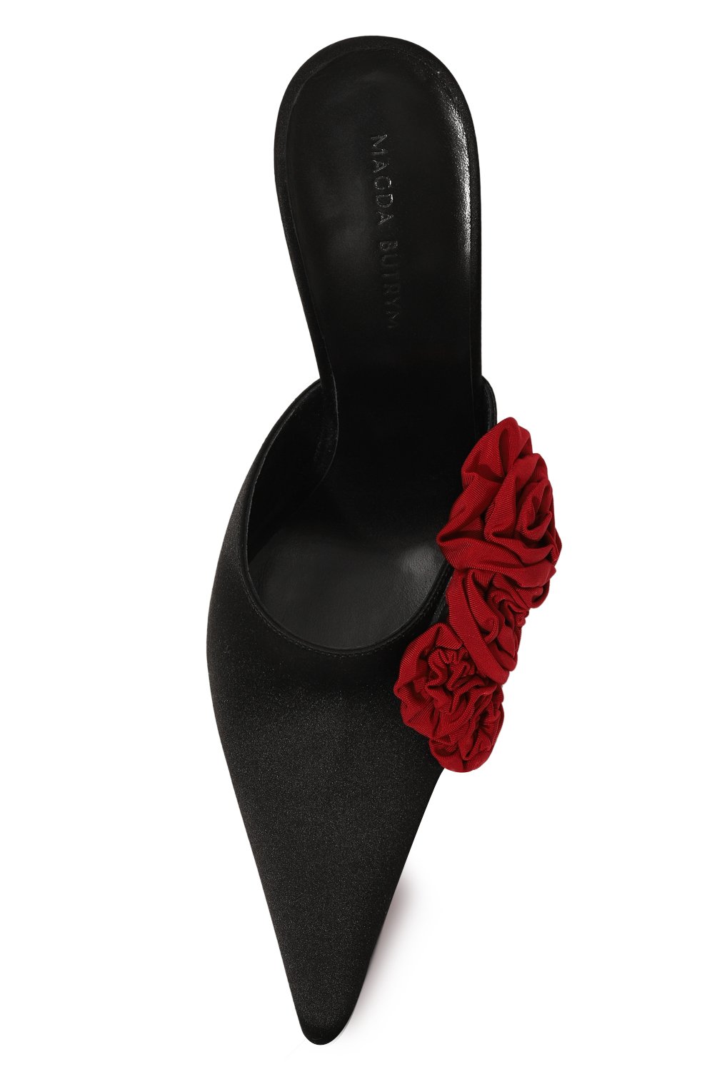 Текстильные мюли MAGDA BUTRYM черного цвета по цене 138500 руб., арт. 516923, фото 6 Текстильные мюли MAGDA BUTRYM, арт. 516923, фото 6